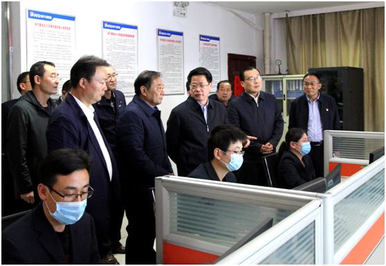安徽省副省長、市委書記楊光榮來到集團公司調(diào)研安全生產(chǎn)工作